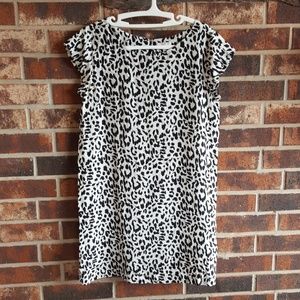 Joie Weaver leopard silk dress